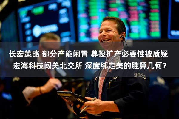 长宏策略 部分产能闲置 募投扩产必要性被质疑 宏海科技闯关北交所 深度绑定美的胜算几何？