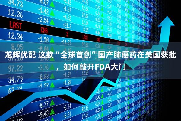 龙辉优配 这款“全球首创”国产肺癌药在美国获批，如何敲开FDA大门