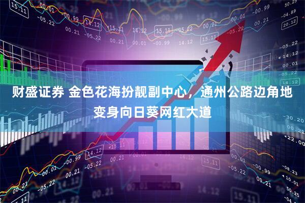 财盛证券 金色花海扮靓副中心，通州公路边角地变身向日葵网红大道